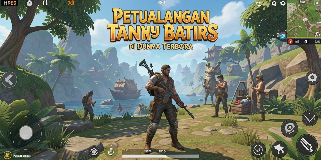 Tangkapan layar utama HR89 dengan gambaran gameplay Open World.