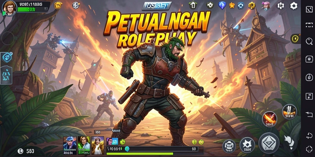 Tampilan gameplay seru dari IOSBET dalam aksi ARPG.