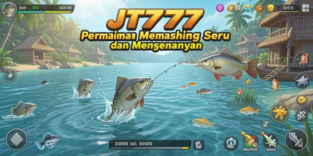 Gameplay JT777 yang seru dan menantang di dunia memancing.