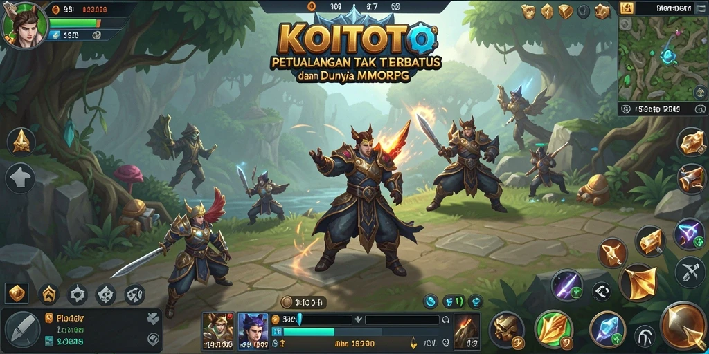 Tampilan gameplay seru dalam dunia MMORPG KOITOTO.
