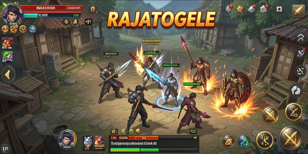 Screenshot gameplay RAJATOGEL yang menampilkan aksi strategis.